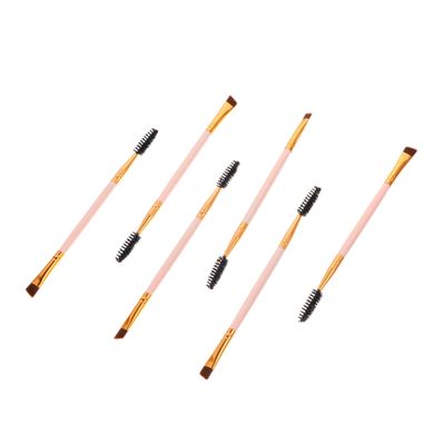 Beaupretty 6pcs Eyebrow Makeup Portable Lash Curler Multi-function Brow Brush and Spoolie for Quick Eyelash and Brow Styling