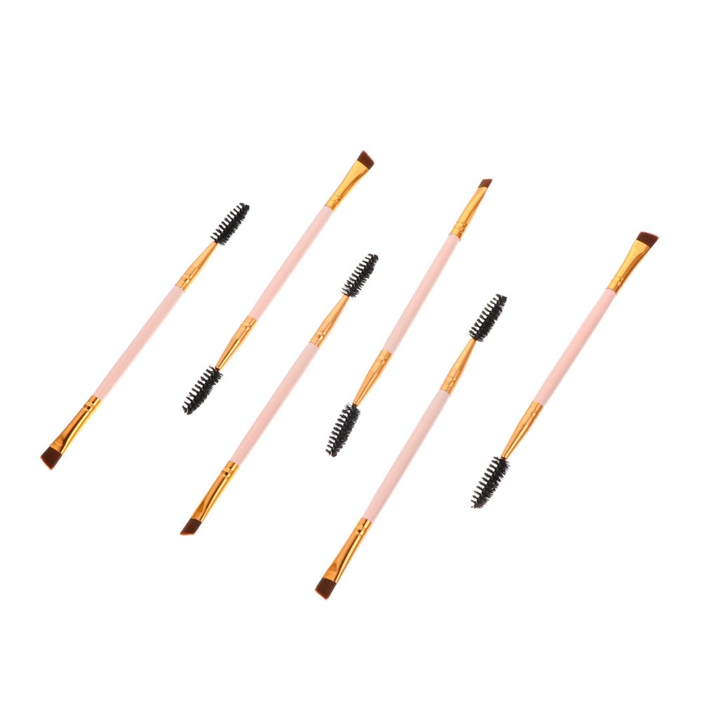 Beaupretty 6pcs Eyebrow Makeup Portable Lash Curler Multi-function Brow Brush and Spoolie for Quick Eyelash and Brow Styling