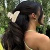 LILIE&WHITE Acrylic Letter Hair Clips For Women Stylish U Initial Hair Claw Alphabet Hair Clip Fashion Glitter Monogram Claw Clip Elegant And Durable Hair Accessory Large Hair Clips U view 2