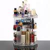 360 Rotating Crystal Cosmetic Storage Box Multifunction Detachable Makeup Organizer Travel Jewelry Box (Color : 27cmx34.5cm) vision view 3