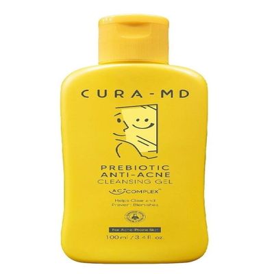 CURA-MD Prebiotic Anti-Acne Cleansing Gel 100ml(3.52 Oz.)