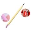 Gatuida 2pcs Cuticle Trimmer Removal Fork Dual End Dead Skin Remover Nail Art Tool with Non Slip Handle for Easy Use Random Color Design view 2