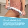 Anti Cellulite Body Massage Roller with Grip-Friendly Design & Brown Sugar Foot Hand and Body Scrub view 4