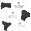 CALLARON 6pcs Silicone Eyebrow Combs Brush Women Makeup Grooming Tool Brow Shaper Trimmer for Women view 2