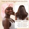 100% Mulberry Silk Bonnet for Sleeping Women Braid Bonnet for Long Hair with Elastic Tie Band Hair Wrap for Braids Curly Hair view 3