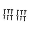 CALLARON 12pcs Brow Comb Eyebrow Stencils Eyebrow Brush and Razor Silicone Comb for Women Makeup Tool view 1