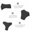 CALLARON 12pcs Brow Comb Eyebrow Stencils Eyebrow Brush and Razor Silicone Comb for Women Makeup Tool view 3