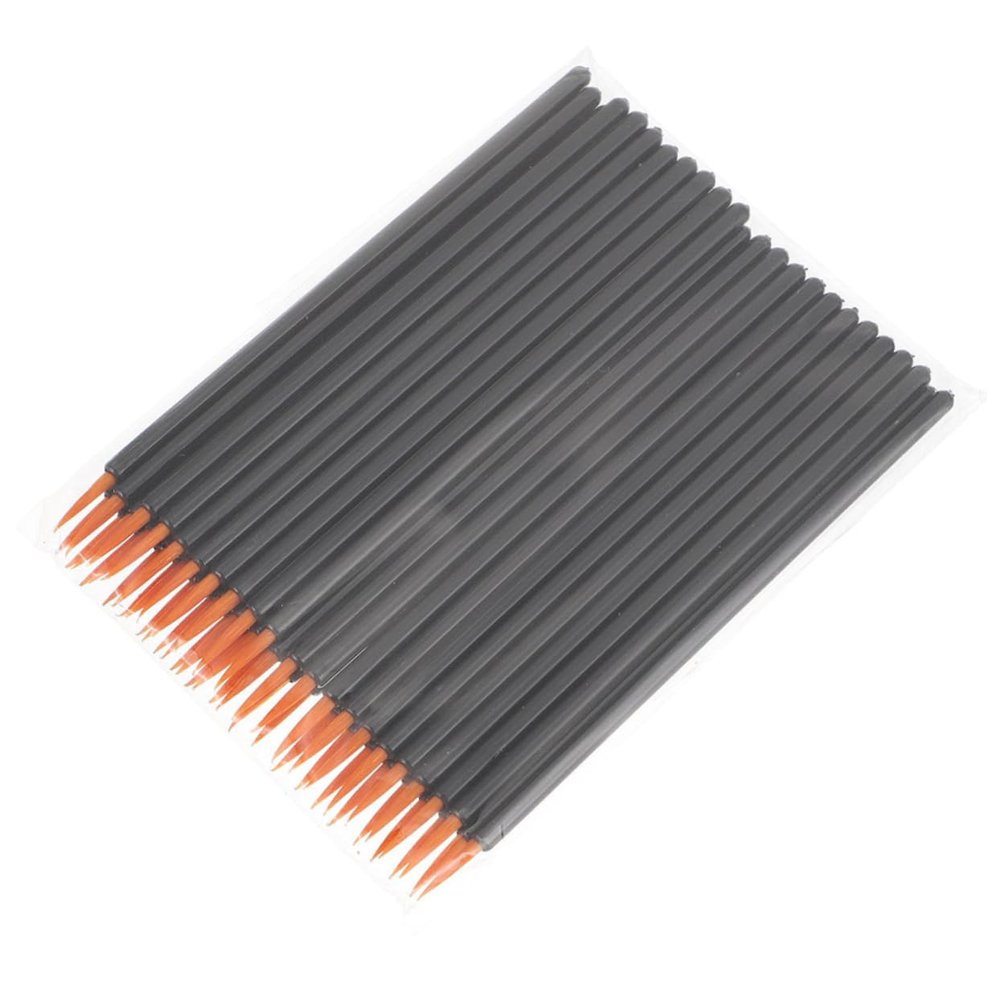 Ipetboom 100pcs Disposable Eyeliner Brushes for Makeup Application Fiber Hard Tip Eyeliner Wands for Professional Salons and Home Use Easy to Draw Precise Eye Lines