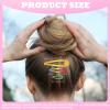 190pcs Snap Hair Clips for Women Girls, 2.8inch and 2inch view 3