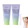 Body Hair Removal Cream with Spatula Applicator, Hydrateology Facial Hair Removal Cream for Women, Gentle Formula for Sensitive Skin, Long-Lasting Smooth Skin - 100ml (2) view 1