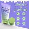 Body Hair Removal Cream with Spatula Applicator, Hydrateology Facial Hair Removal Cream for Women, Gentle Formula for Sensitive Skin, Long-Lasting Smooth Skin - 100ml (2) view 4