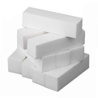 ARTSEWPLY 20pcs Manicure Professional Nail Buffer Block Sponge Files White Nail Accessories for