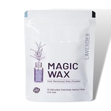 hyd Herbal Magic Wax Powder painfree instant easy to use Natural Hair Removal for All Skin type, Hands, Legs, Underarm, Bikini wax (Private Part) Area Unisex adult,100 g (Rose)