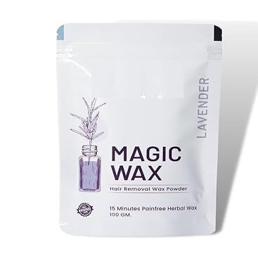 hyd Herbal Magic Wax Powder painfree instant easy to use Natural Hair Removal for All Skin type, Hands, Legs, Underarm, Bikini wax (Private Part) Area Unisex adult,100 g (Rose)