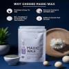 hyd Herbal Magic Wax Powder painfree instant easy to use Natural Hair Removal for All Skin type, Hands, Legs, Underarm, Bikini wax (Private Part) Area Unisex adult,100 g (Rose) view 2