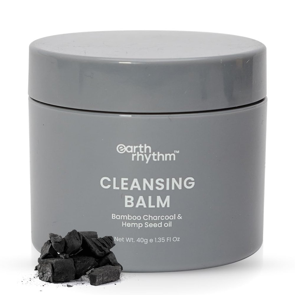 Deep Pore Charcoal Cleansing Balm, Makeup Remover for All Skin Types, 40g