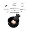 PACKOVE 2pcs Beard Brush and Bowl Set Men Shaving Kit Beard Grooming Tools for Men view 2