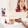 Cosmetic Brush Cleaning Tool - Makeup Brush Cleaning Pads, Silicone Cleaning Makeup Brushes | Cosmetic Brush Cleaning Pad Cleaning Makeup Brush Mat with Drying Rack Silicone Makeup Cleaner for (Skin view 2
