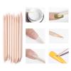 100 Pcs Orange Wood Nail Sticks Multi Functional Double Sided Cuticle Pusher Remover Manicure Pedicure Tool for Manicure Pedicure view 3
