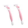 DECORNIJIA 2PCS Manual Armpit Hair Removal Razor Kit 6-Blade Safety Shaver for Men and Women Portable and Easy to Use for Smooth Skin view 1