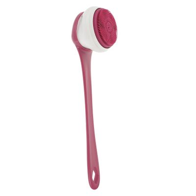BATHVEVE 1set Electric Back Washer Body Scrubber Handle Rechargeable Bath Brush for Exfoliating Skin Comfortable Touch for Easy Bathing