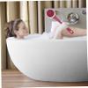 BATHVEVE 1set Electric Back Washer Body Scrubber Handle Rechargeable Bath Brush for Exfoliating Skin Comfortable Touch for Easy Bathing view 4