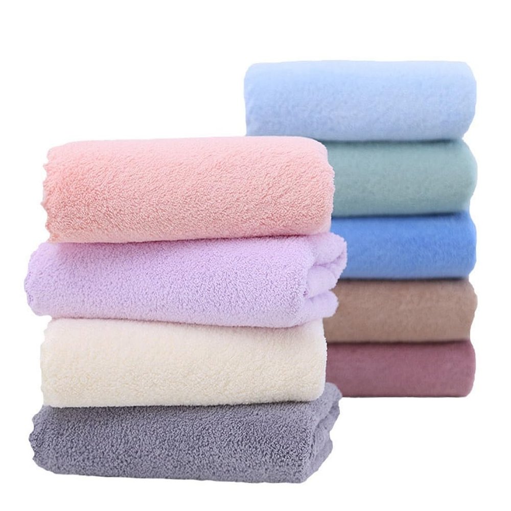 BNJWJZS High-density Coral Velvet Towesl Suction Water Does Not Drop Hair Does Not Fade