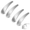 4 Pcs Cosmetic Spatula Mini Makeup Spatulas for Skincare, Reusable Cosmetic Cream Spatulas Spoon, Skincare Scoop Applicator Facial Massage Beauty Tools for Mixing and Sampling Face Eye Cream view 1