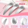 4 Pcs Cosmetic Spatula Mini Makeup Spatulas for Skincare, Reusable Cosmetic Cream Spatulas Spoon, Skincare Scoop Applicator Facial Massage Beauty Tools for Mixing and Sampling Face Eye Cream view 2