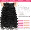 Troskamar Deep Wave Human Hair Bundles for Black Women 12A Brazilian Human Hair Curly 4 Bundles 20 22 24 26 Inch Wet and Wavy Bundle view 2