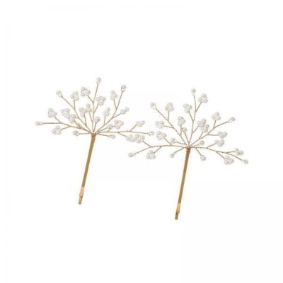2 Pack Elegant Hair Clips for Women, Alloy Barrette Hairpins for Girls, Party Hair Accessories