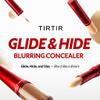 TIRTIR Glide&Hide Blurring Concealer - Creamy texture, Conceals dark circles and wrinkles, Dual formula (liquid tip & balm stick), Long-lasting wear, Korean Makeup, #4.5N, 0.28 Oz view 2