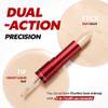 TIRTIR Glide&Hide Blurring Concealer - Creamy texture, Conceals dark circles and wrinkles, Dual formula (liquid tip & balm stick), Long-lasting wear, Korean Makeup, #4.5N, 0.28 Oz view 4