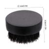 BATHVEVE 1pc Wooden Handle Bristle Beard Brush for Men Premium Hair Styling Grooming Tool Soft Brush for Beard Cleaning Skin Moisturizing Bearded Men Black view 2