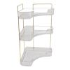 3 Tier Makeup Shelf Organizer, Lightweight Makeup Storage Rack for Cosmetics, Bathroom Countertop Organizer with Aesthetic Design, Easy Access and Versatile Use in Kitchen (Transparent) view 2