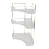 3 Tier Makeup Shelf Organizer, Lightweight Makeup Storage Rack for Cosmetics, Bathroom Countertop Organizer with Aesthetic Design, Easy Access and Versatile Use in Kitchen (Transparent) view 3