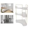 3 Tier Makeup Shelf Organizer, Lightweight Makeup Storage Rack for Cosmetics, Bathroom Countertop Organizer with Aesthetic Design, Easy Access and Versatile Use in Kitchen (Transparent) view 4