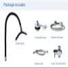 Water Circulation Rack,Removable Hair Head Spa Equipment with Faucet, 360-degree Rotation and Adjustable Water Circulation Rack, Flexible Design and Prevent Leaks, for Spas and Beauty Shops view 4
