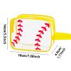 16PCS Softball Cosmetic Bag - Softball Gift Accessories Bags Goodie Snack Makeup BagWaterproof Softball Clear PVC Travel Bag,Toiletry Zipper Pouch Organizer,Softball Team Gifts for Girls Team Player view 2