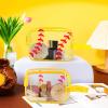 16PCS Softball Cosmetic Bag - Softball Gift Accessories Bags Goodie Snack Makeup BagWaterproof Softball Clear PVC Travel Bag,Toiletry Zipper Pouch Organizer,Softball Team Gifts for Girls Team Player view 4