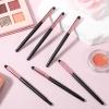 6 Pcs Eyeliner Smudge Brush, Sponge Eyeshadow Brush Pointed Pencil Stick Set Applicator Reusable Tip Applicator professional Sponge Blending Makeup Tool for Eyeshadow Eyebrow Cream Liquid Concealer view 4