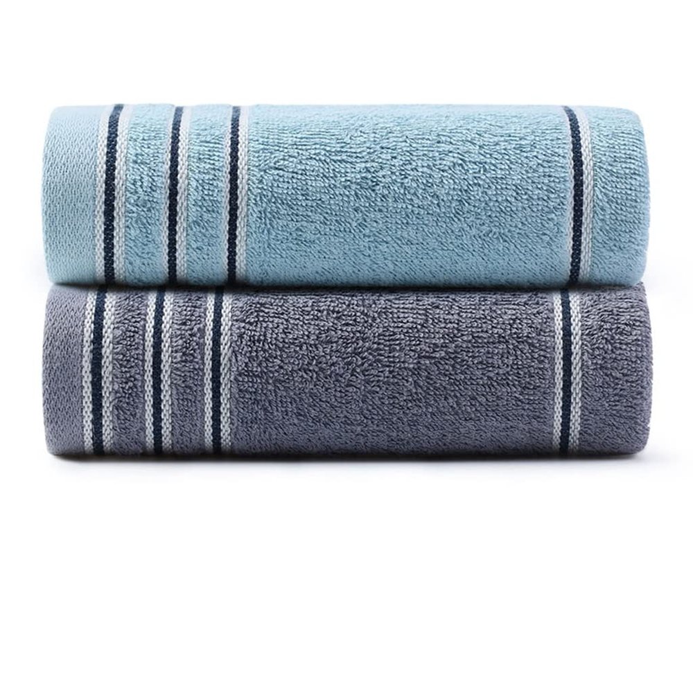 BNJWJZS Towel wash Your face Household Cotton Men and Women Adults Bath Soft Water Absorption Lovers Big face Towel(D 2PS)