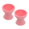 CTIRCHIU 2pcs Silicone Makeup Brush Cleaner Bowl Portable Travel Cosmetic Brush Cleaner Tool Makeup Cleaning Cup for Home Travel Use view 1