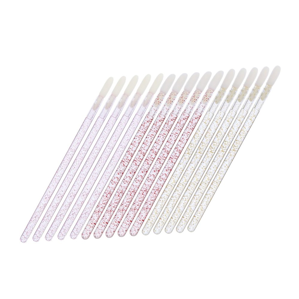 FOMIYES 150pcs Lip Brush Applicator Disposable Lip Brushes Crystal Lipstick Wand Makeup Tool for Travel