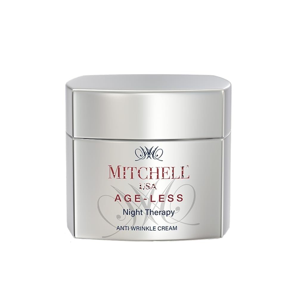 Mitc'hell US'A Night Therapy Anti Aging Night Cream Reduces Wrinkles, Hydrates Skin & Improves Skin's Texture Lotus Seeds Extract, Brahmi Extract & Cocoa Butter for Unisex All Skin Type, 50g