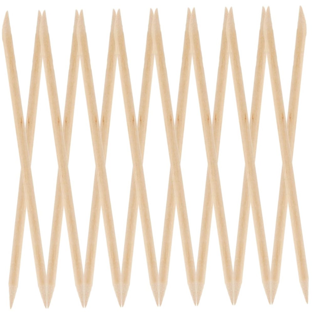 VICASKY 200pcs Manicure Sticks Multi Purpose Cuticle Nail Cleaning Sticks Double Sided Design Safe Reliable Nail Care Tools