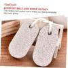 HONITANO 20PCS Volcanic Stone Exfoliating Foot Care Rubbing Stones for Pedicure Coarse Texture Natural Material Suitable for Home Spa and Foot Care view 4