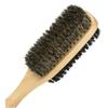 SKISUNO 1pc Men's Dual-sided Beard Brush Handle Portable Grooming Tool for Beard Care and Cleaning for Bearded Men view 2