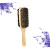 SKISUNO 1pc Men's Dual-sided Beard Brush Handle Portable Grooming Tool for Beard Care and Cleaning for Bearded Men view 3