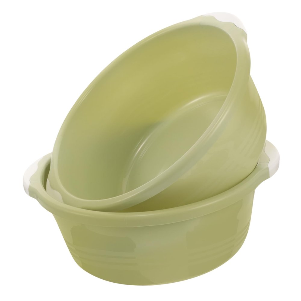 DECORNIJIA 2pcs Foot Pan for Soaking Feet Washbasin Plastic Basin Multifunctional for Kitchen Bath
